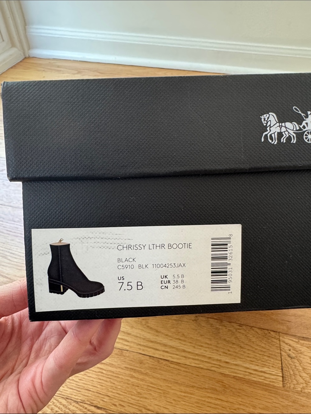 Coach Chrissy Leather Bootie 7.5 - Picture 6 of 14